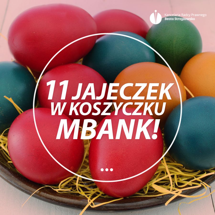 11 JAJECZEK W KOSZYCZKU MBANK!